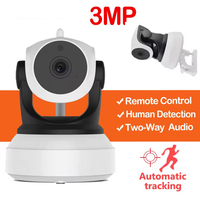 3MP C24S HD Mini Security Camera Eye4 Web Cam PTZ 1080P CCTV Camera Full Color Night Vision 2 Way Audio WiFi Surveillance Cam