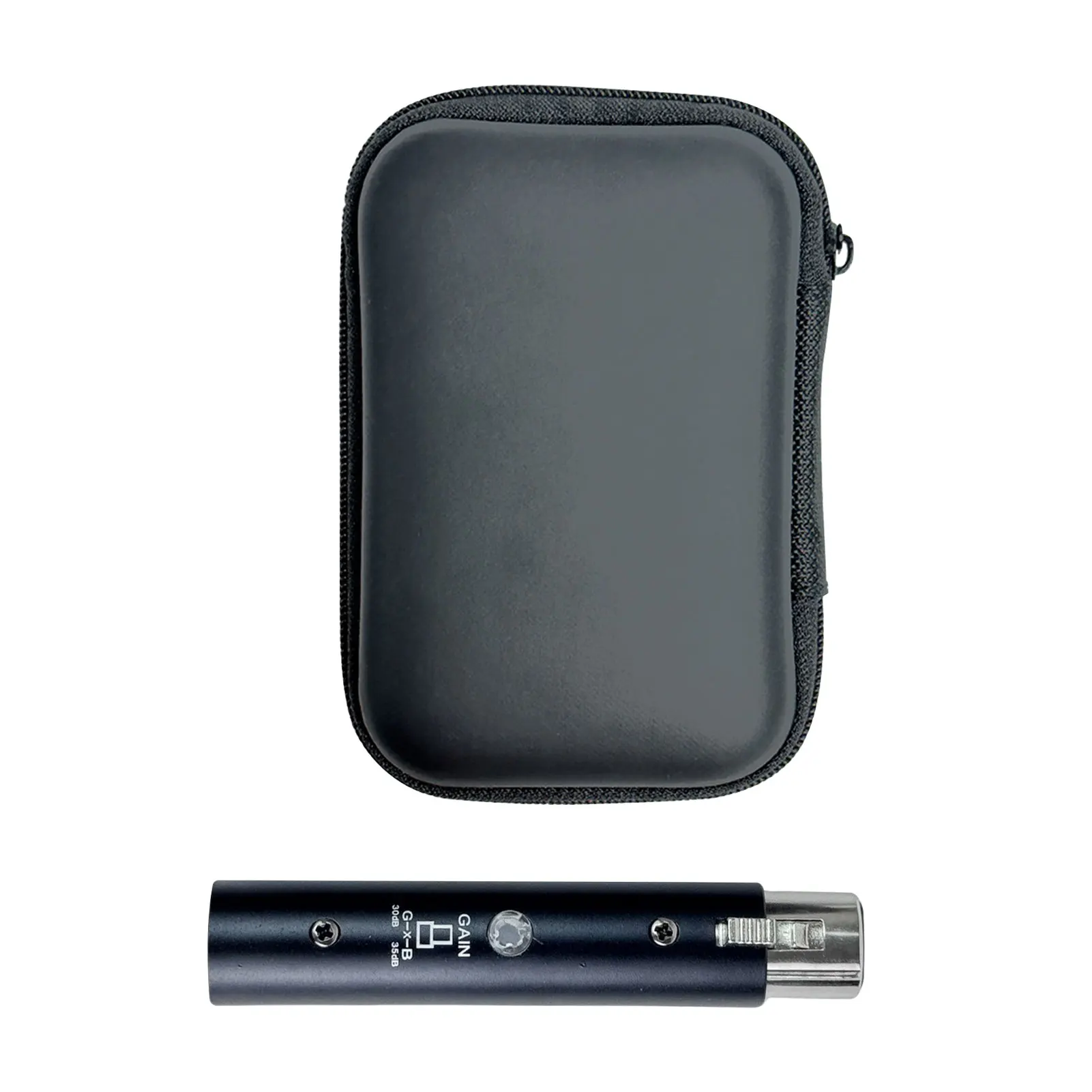 مضخم ميكروفون 48 فولت XLR مخرج إشارة مضخم ميكروفون ديناميكي محمول مع كسب 35 ديسيبل صوت نظيف منخفض الضوضاء 10-40 كيلو هرتز تردد