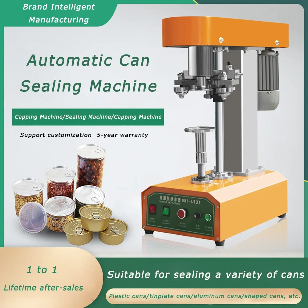 

Automatic Sealing Machine Plastic Cans Aluminum Can Sealing Machine Snacks Dried Fruit Tin Capping Machine