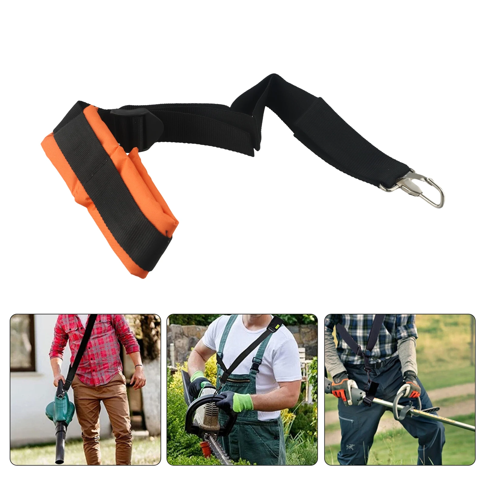 Adjustable Nylon Shoulder Strap with Comfortable Pad for Trimmer Lawn Eater Grass For Edger Enjoy a pain free experience