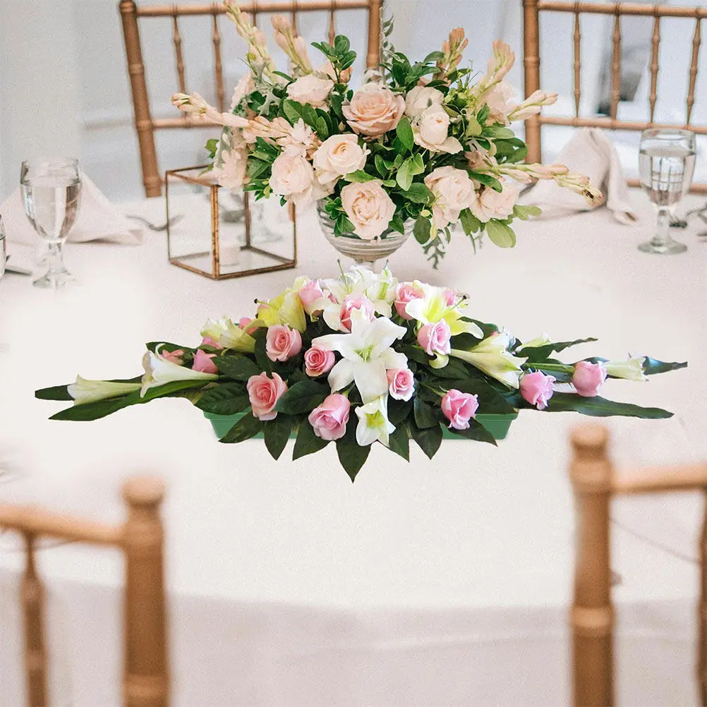 

Набор из 6 пластиковых лотков для флористической пены (флористические подставки) для аранжировки цветов, для свадеб, вечеринок и мероприятий