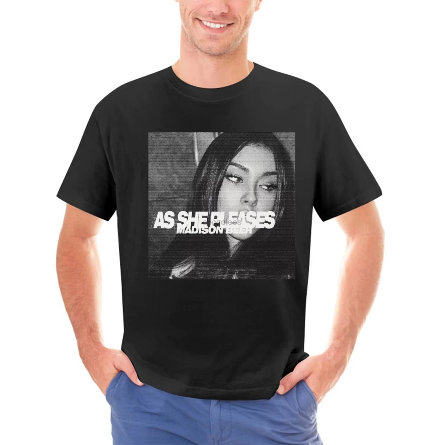 Madison Beer - “As She Pleases” - Black Shirt - M - Canvas