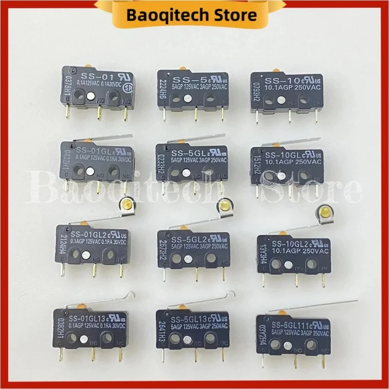 5pcs New Original Limit Micro Switch SS-5D SS-5 SS-5GL SS-5GL2 SS-5GL13 SS-5-F -5GL-F SS-10 SS-01 GL GL2 GL13 -5GL111 For OMRON