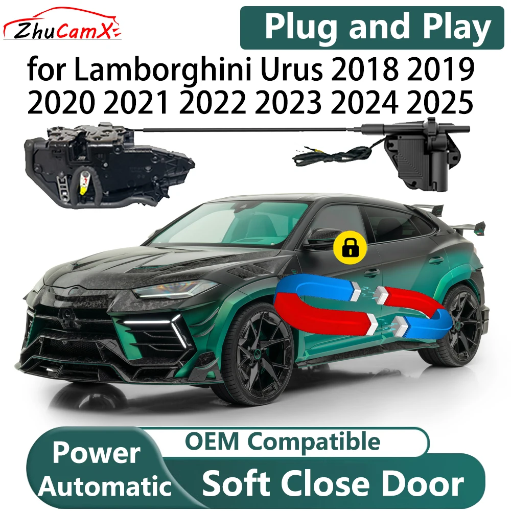 ZhuCamX for Lamborghini Urus 2018-2025 Automatic Electric Soft Close Door Closer Power Closing Door Comfort Closing System