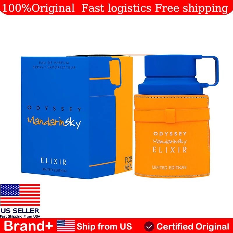 

Armaf Odyssey Mandarin Sky Elixir Limited Edition By Armaf Men 3.4 Oz EDP Spray Cologne Long Lasting Fragrance Persistence