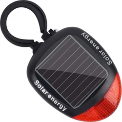 BIKEONO-luz trasera Led para bicicleta, luz Solar de seguridad para ciclismo, recargable por USB, accesorios para bicicleta, luz trasera de advertencia