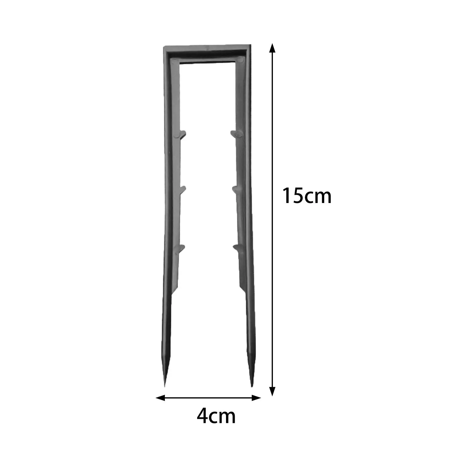 100x Tent Stakes Plastic Draagbare Bevestigingspennen Duurzame Onkruidbarrière Palen