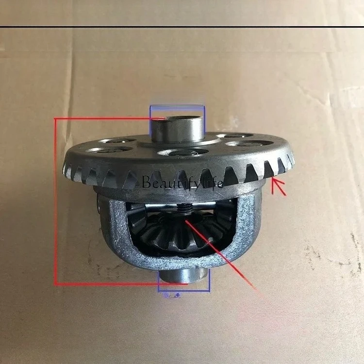 

Motorcycle tricycle rear axle differential gear internal rotation assembly 206 rear tooth bag basin teeth