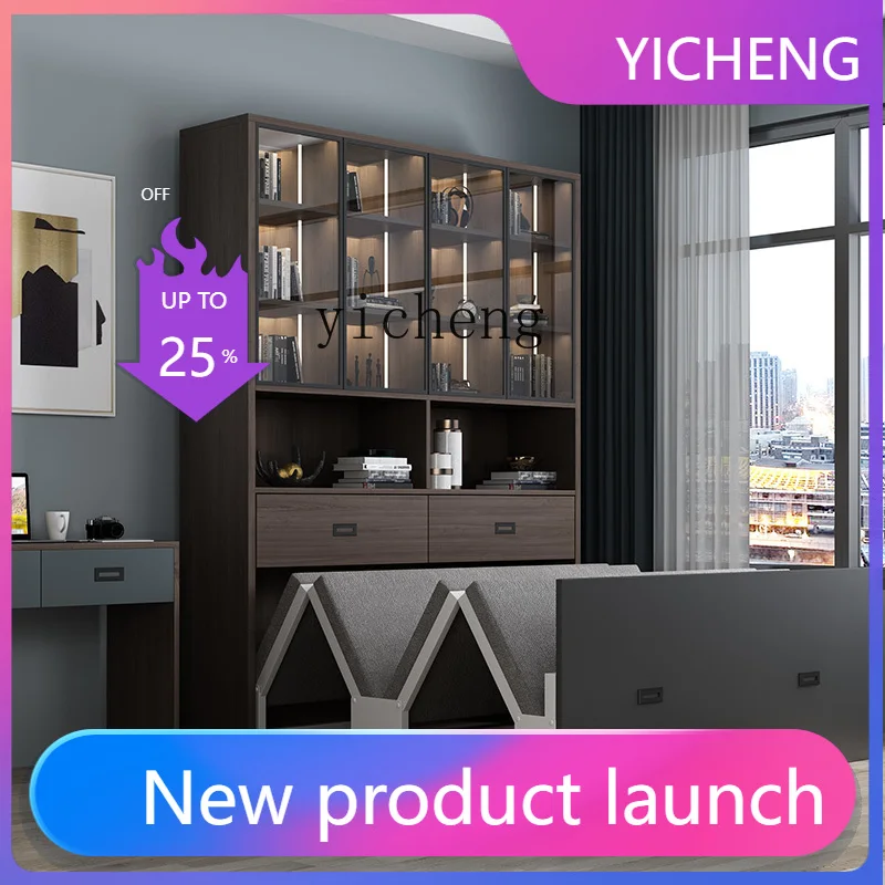 

A2-9 Скрытая раскладная кровать-шкаф для одежды и книг, кровать для балкона и учебной комнаты