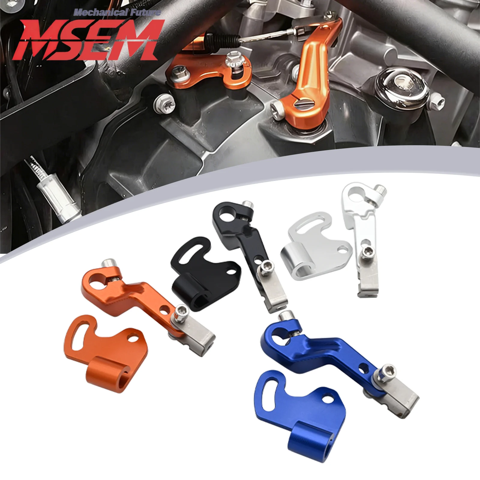 

Для KTM 790 890 Duke Adventure, для Husqvarna NORDEN 901 2022-2024: Алюминиевый рычаг сцепления с ЧПУ для мотоцикла, управление одной рукой