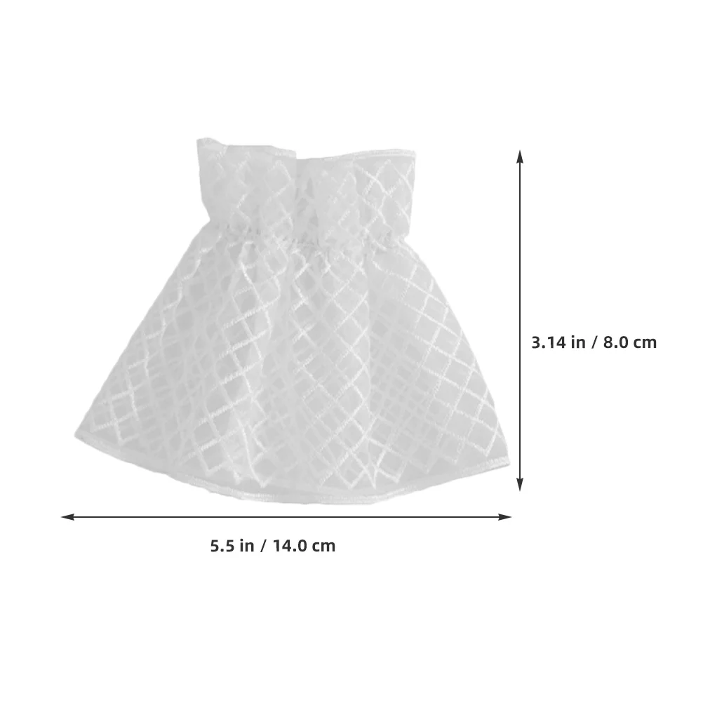 

1 Pair Lace Wrist Cuffs For Women Floral Detachable Sleeves White Cotton Fingerless Gloves Dress Accessories Party Concert