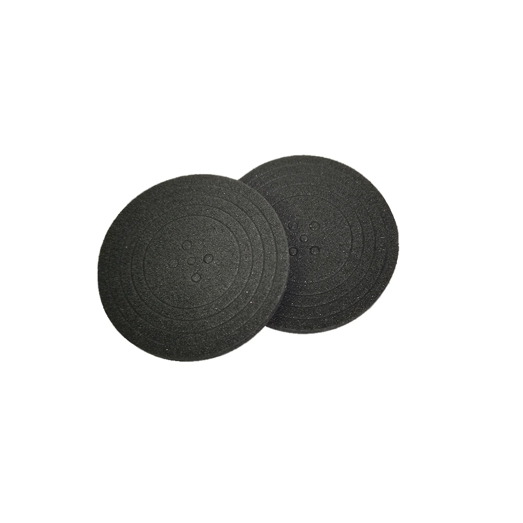 60Pcs Black EVA Pad 21mm/26mm/31mm/36mm/41mm Ring Gaskets for Round Coin Capsules (Capsules Not Included)