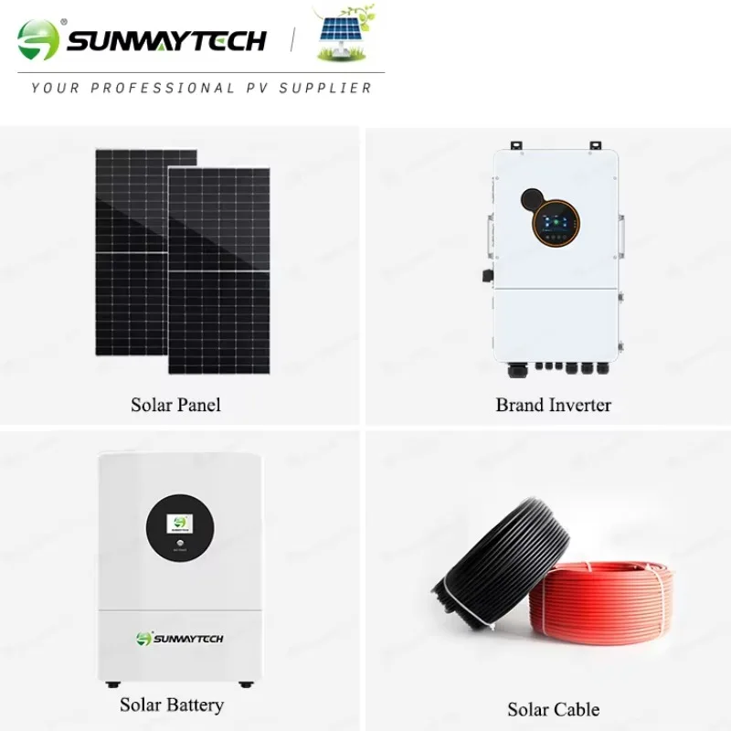 6kw Split Phase Solar System Home Power Hybrid Solar System Kit 6000w