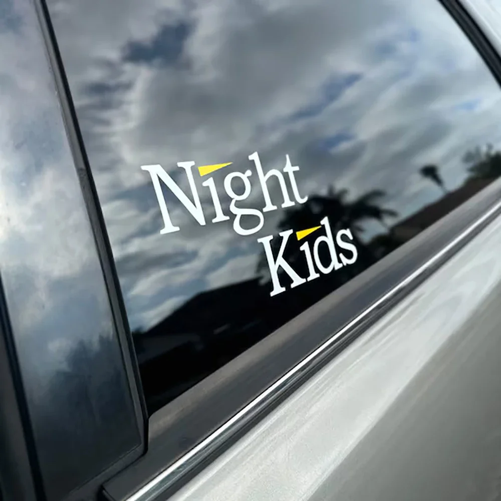 JDM Japanese Night Kids Vinyl Decal Sticker Car Laptop Window Tumbler Car Styling Tunning Parts Car Accessories