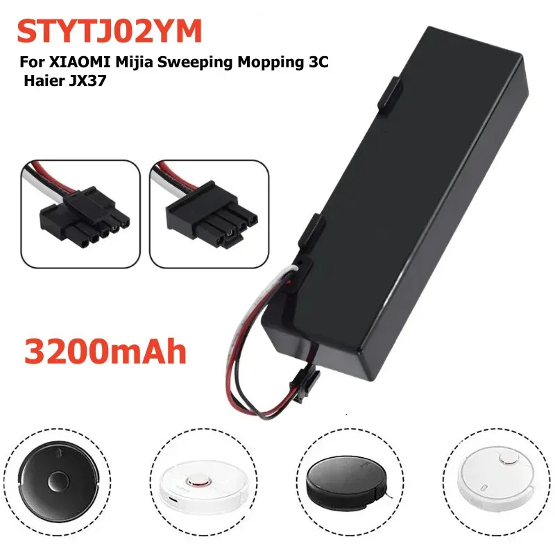 For Xiaomi Mijia 3C STYTJ02YM Rechargeable Battery 14.8V Sweeping Mopping Robot For Haier JX37 Vacuum Cleaner Batteria