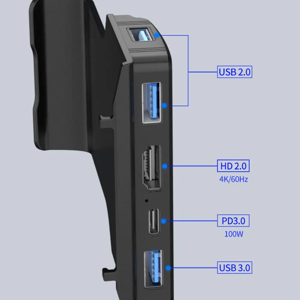 Station d'accueil Steam Deck avec support de base, hub de transformation, Oled Ethernet C ROG avec Ally Steam RJ45 S6, console USB vers I3M5