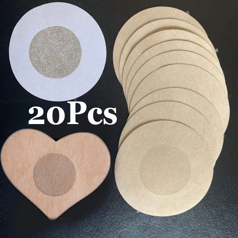 20pcs Women's Invisible Breast Lift Tape Overlays on Bra Nipple Stickers Chest Stickers Adhesivo Bra Nipple Covers Accessories