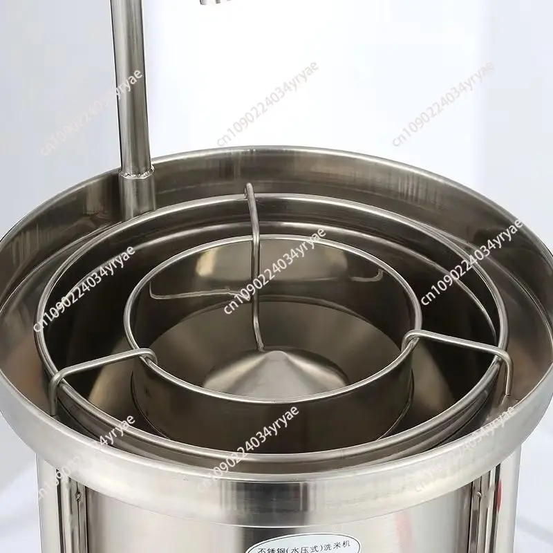 

Hydraulic Stainless Steel Rice Washer For Hotel Kitchens And Restaurants Automatic