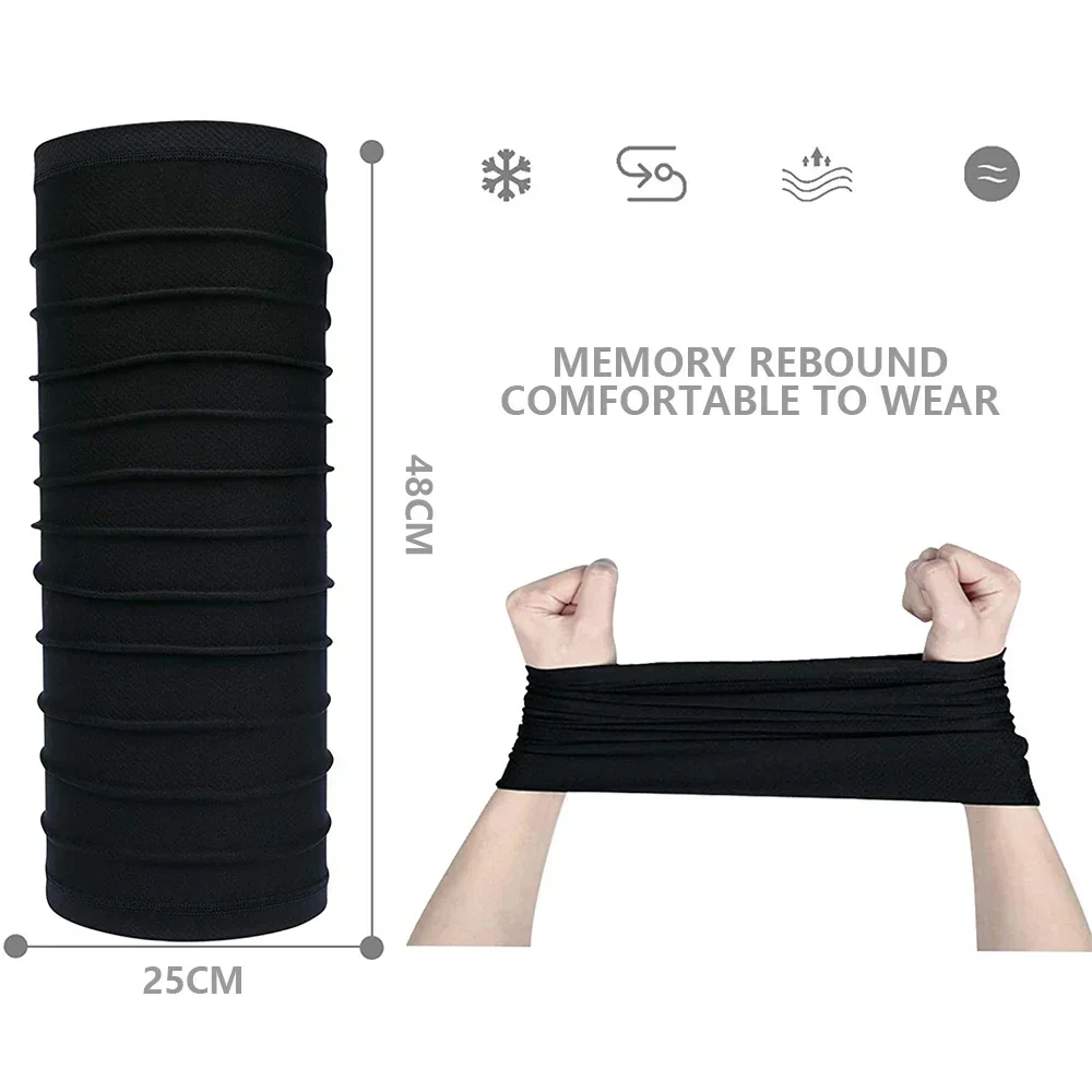 مارلين مانسون خمر مكافحة المسيح نجم أسود باندانا قناع وشاح الرقبة الجراب غطاء الفم #2