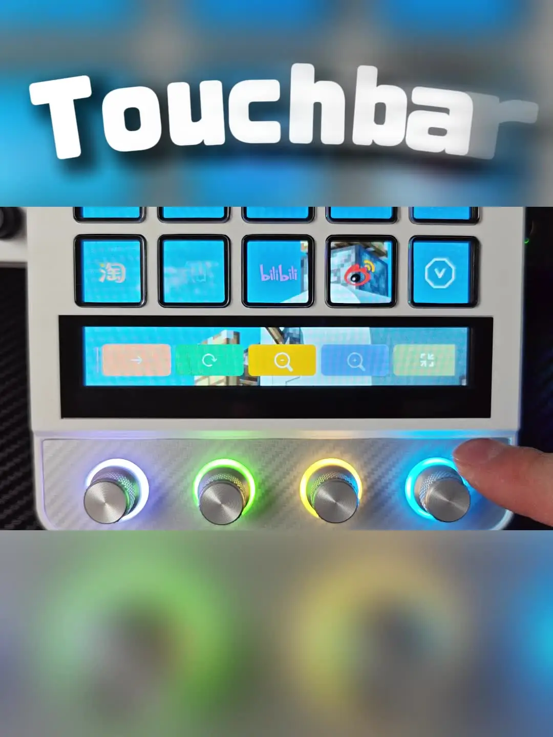 2025 N4 Pro Stream Deck With RGB Knob StreamDeck VibrationTouch