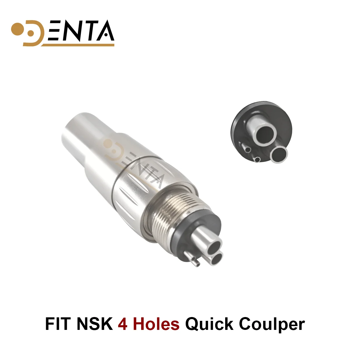 

Dental Coupling Quick Coupler 4 Holes Sandent Fit NSK High Speed ​​High Speed ​​Handpiece