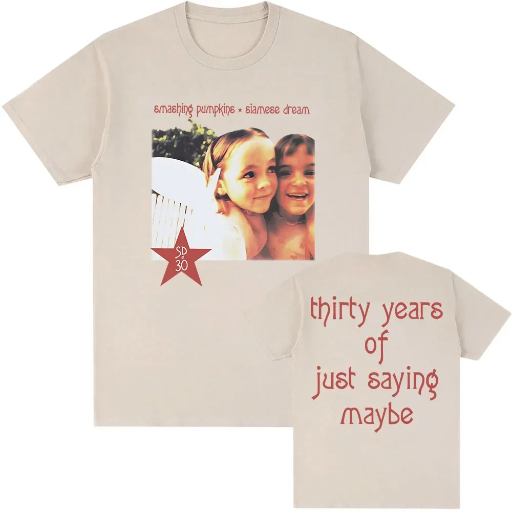 Siamese Dream Smashing Pumpkins Rockband Grafik Sommer-Tops Damen T-Shirt Unisex Tee Top Kurzarm Herren Baumwoll-T-Shirt – Detail 12