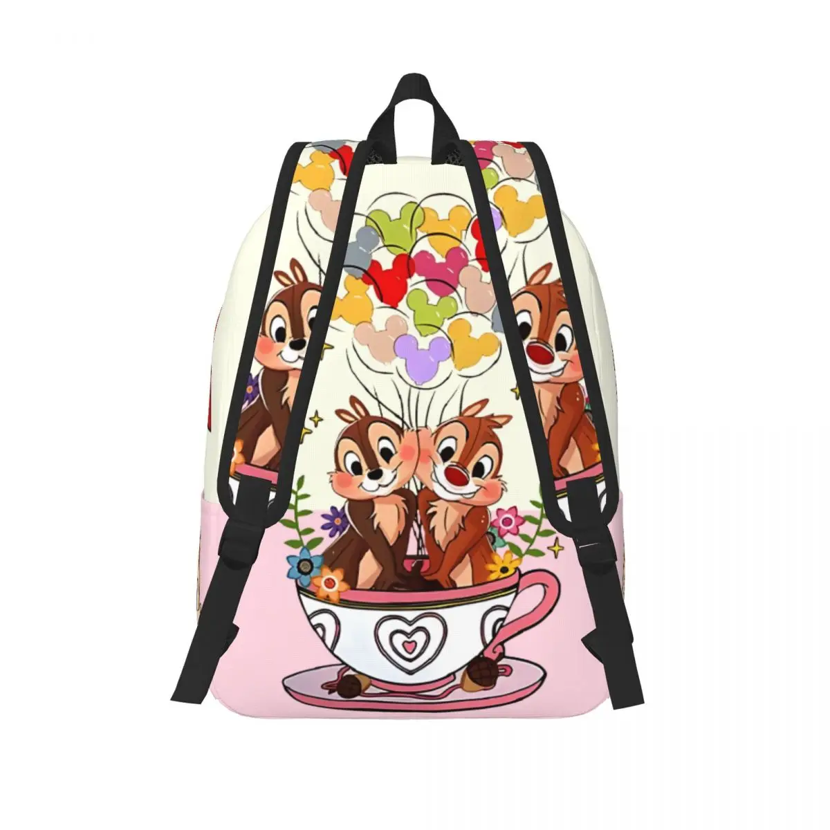 Birthday Gift Chip And Dale Fanart Mouse Pad Sturdy Shoulder Schoolbag Disney Chip 'n' Dale Casual For Boy Girl Kindergarten Bag