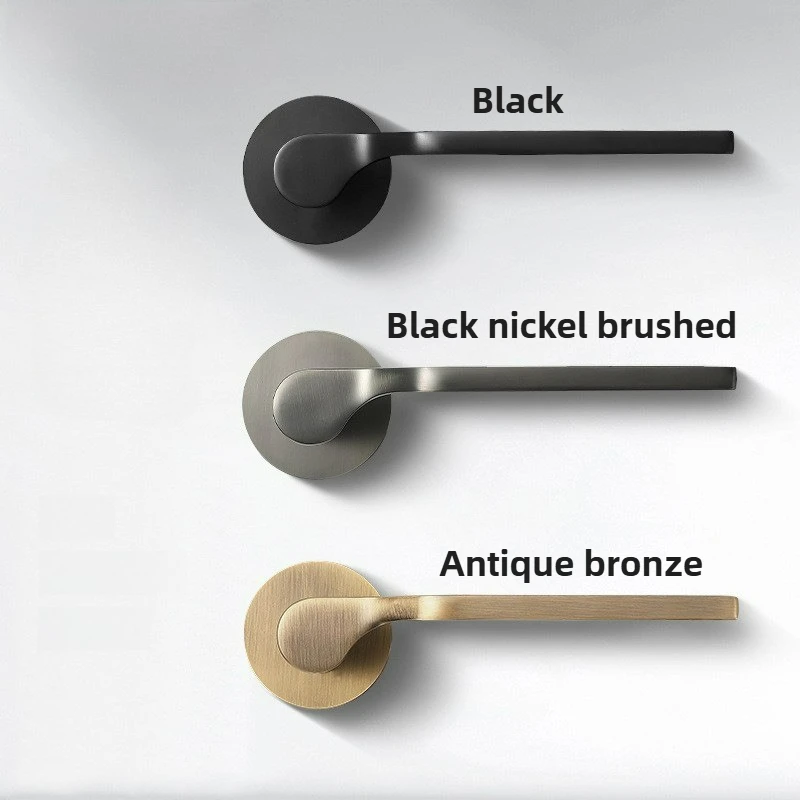 

Минималистичный деревянный дверной замок для интерьера спальни, магнитный всасывающий замок из цинкового сплава, разделенный магнитный всасывающий замок