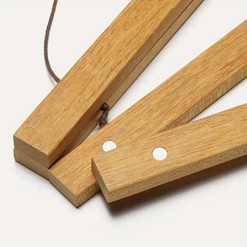 

21-90cm Solid Teak Wood Magnetic Poster Hangers Photo Frame Scroll Canvas Paintings Frames for Picture DIY Wall Art Home Decor