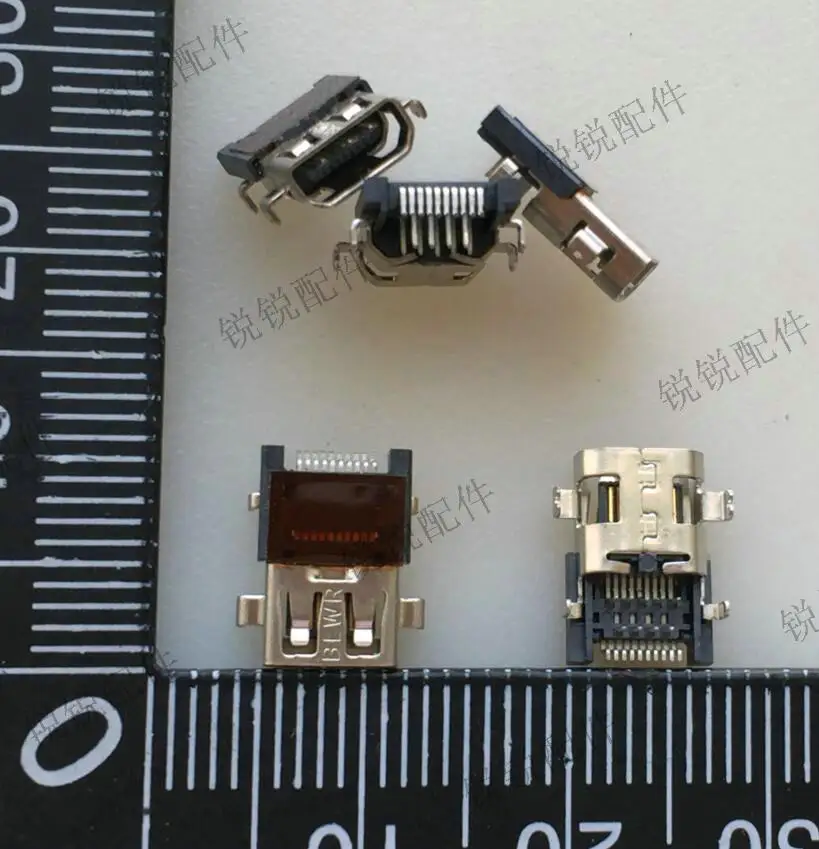 For MICRO HDMI Type D sunken board female socket front and rear HD interface socket HDMI connector