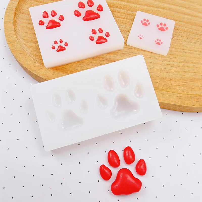 Resin Clay Production Multi-size Simulated Cat Claw Silicone Mold Wool Felt Polymer Clay DIY Animal Claw Modeling Mold