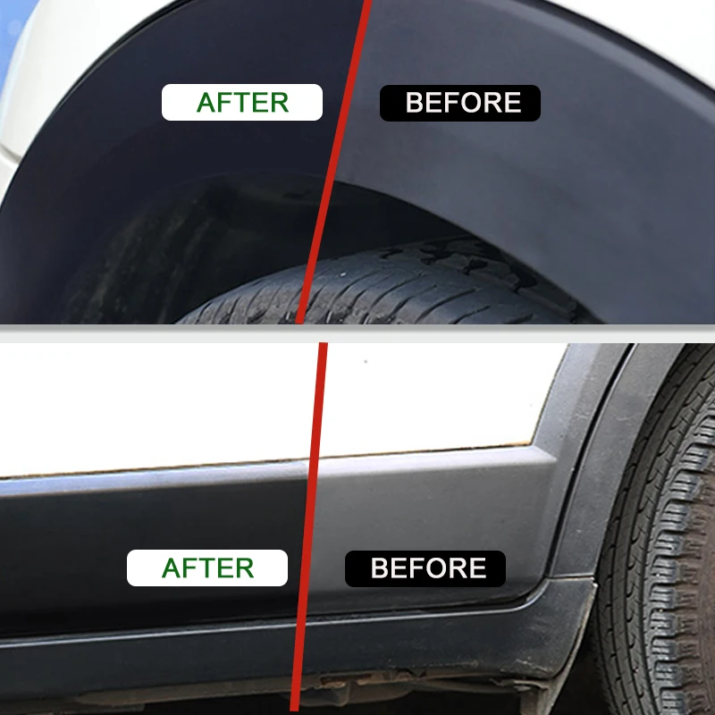 HGKJ S24 Plastic Longlasting Restorer Back To Black Gloss Car Cleaning Products Auto Polish And Repair Coating Renovator