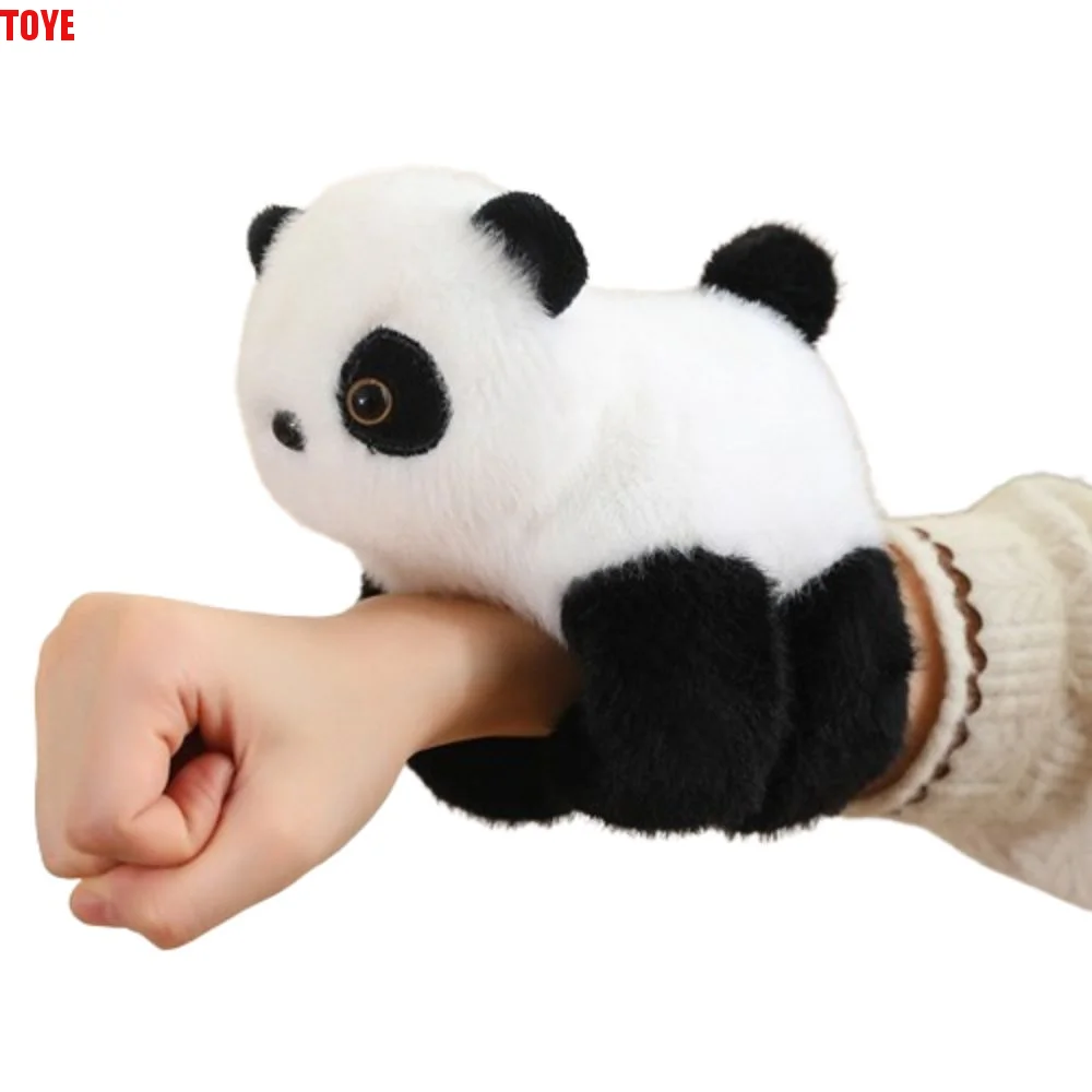 

Panda Slap Bracelet Series Raccoon Simulation Plush Doll Slap Bracelet Wrist Style Soft Monkey Plush Wrist Band Home Decor