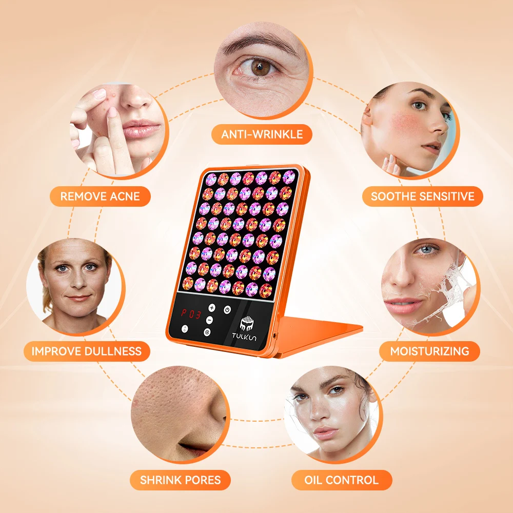 2025 سطح المكتب عالي الجودة Pdt 4 ألوان مصباح ليد الفوتون معدات Pdt للوجه لعلاج حب الشباب