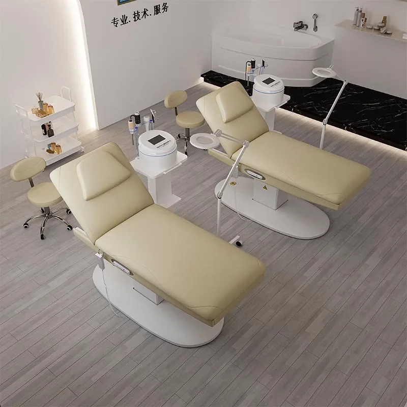 A  Electric beauty massage bed  embroidery eyebrow eyelash bed beauty salon beauty bed
