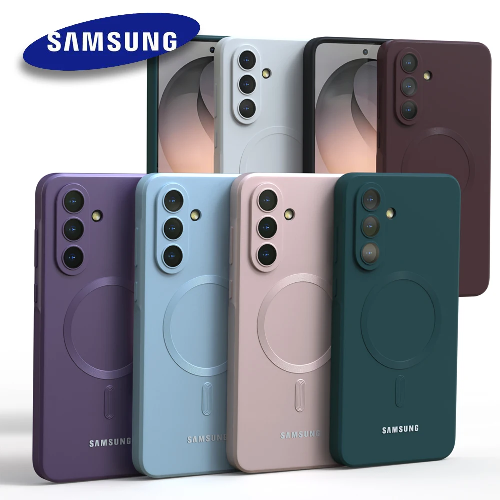 Für Samsung Galaxy A57 A56 A55 A54 A37 A36 A35 A17 A16 A15 S26 S25 S24 S23 FE S22 Ultra Starke Magnet-TPU-Hülle für MagSafe Cover