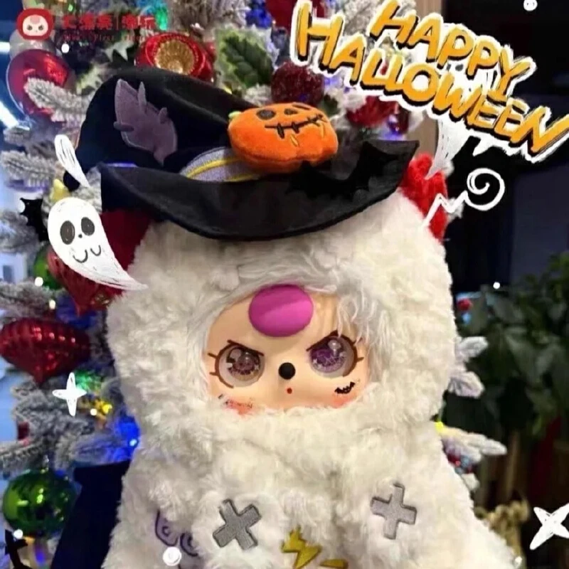 

В наличии Baby Three Halloween, ограниченная серия, большая плюшевая кукла, модная игрушка, слепая коробка, забавный кавайный подарок на праздник, день рождения, Хэллоуин