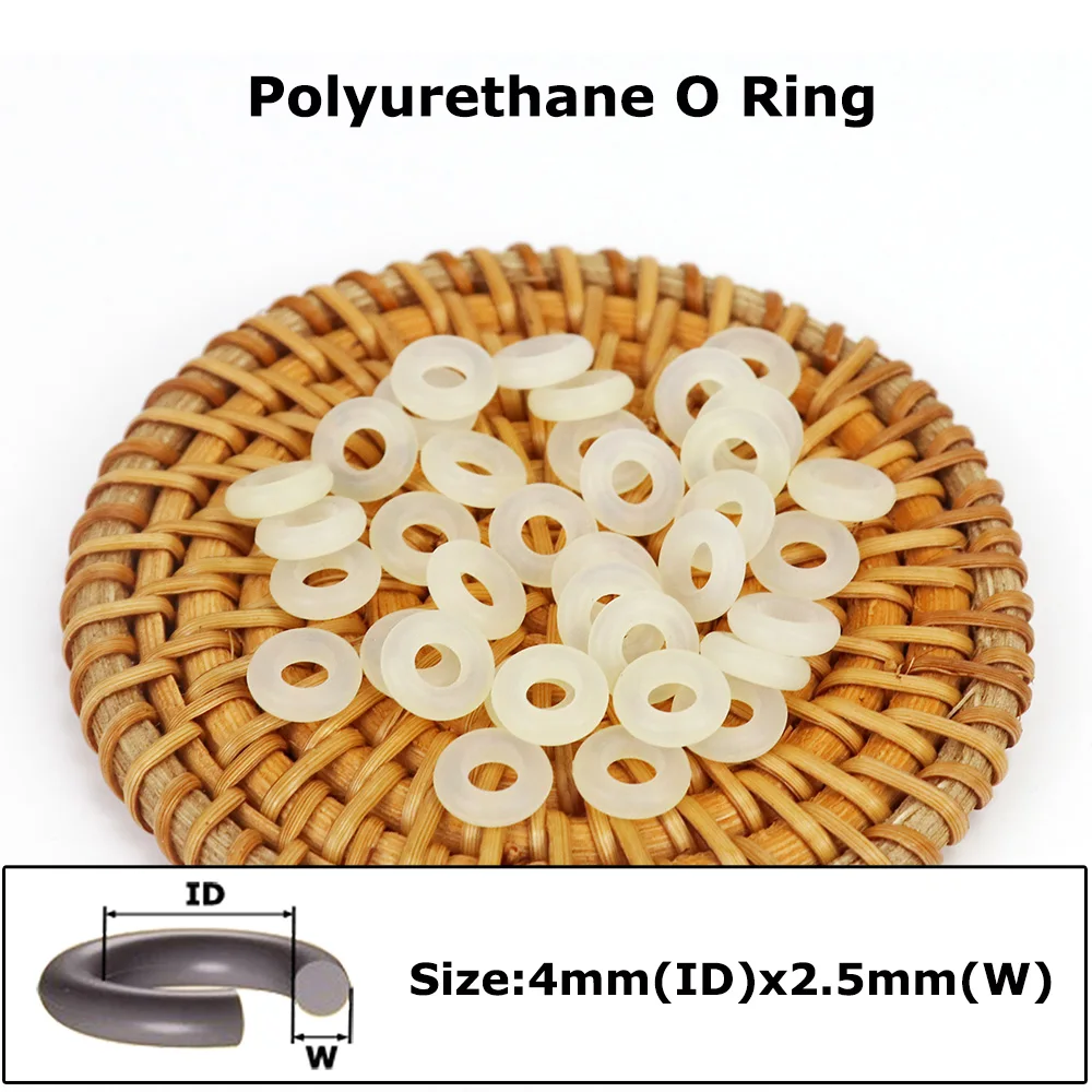 New Polyurethane 90 Duro Seal O-ring 4MM(ID) * 2.5MM(W) For CO2 HPA N2
