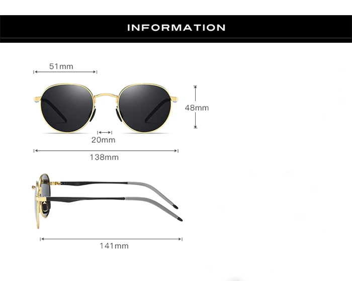 0-0,5-0,75 bis -6,0 Vintage Runde Myopie Sonnenbrille Männer Polarisierte Metall Anti-glare Miopie Rezept Sonnenbrille für Mann – Detail 10