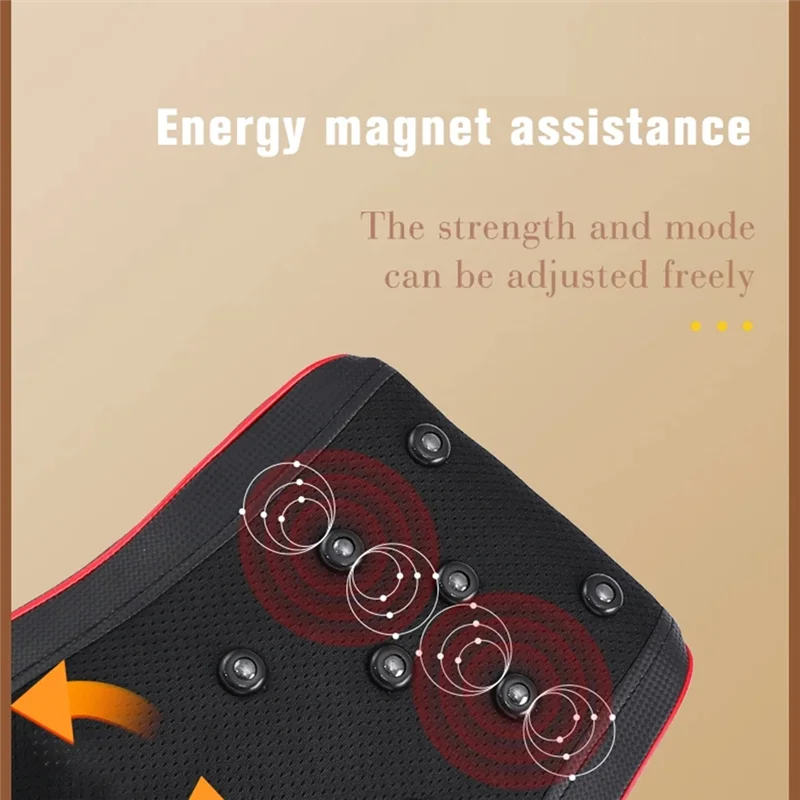

Waist Massage Car Portable Massager Muscle Relaxation Massager Heating Massage Neck Massage EU Plug Durable