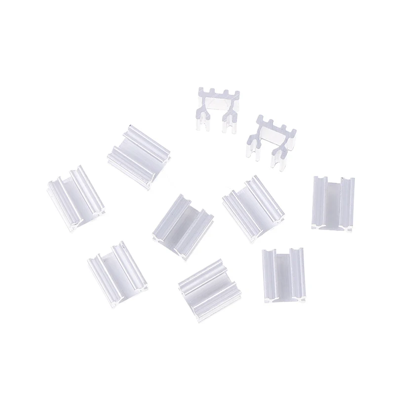 High-Quality 10 Pcs Aluminum Radiator, TO-92 Package, Perfect for Amplifier & Triode, DIY Component