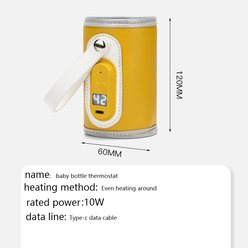 Новая сумка для подогрева бутылки с USB-зарядкой, изоляционный чехол, нагревательная бутылка для теплой воды, Детские Портативные Аксессуары для путешествий для младенцев
