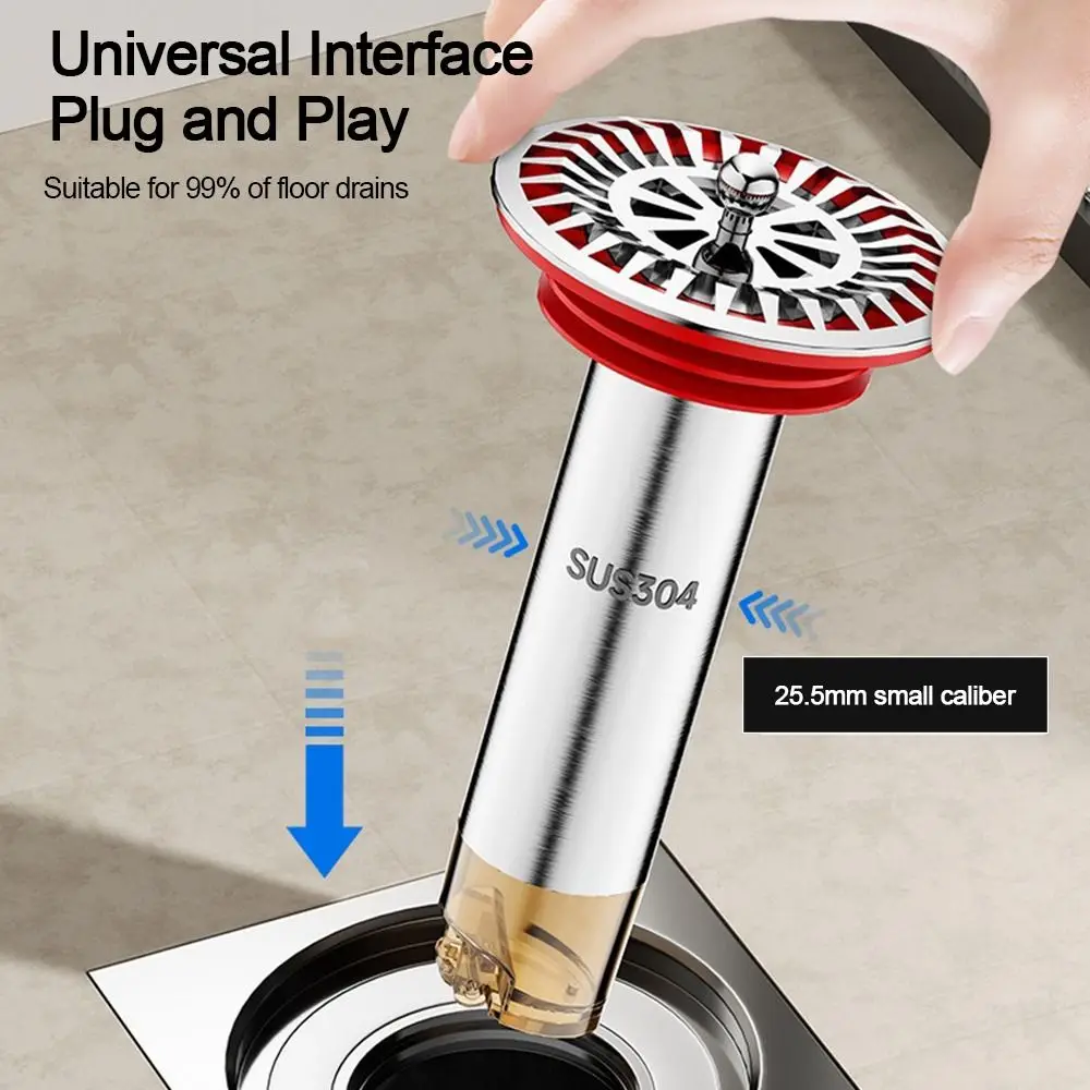 Anti Odor Floor Drain Core Insect Proof Odor Control Basin Drain Filter Easy Install Sewer Strainer Plug Water Drain Supplies