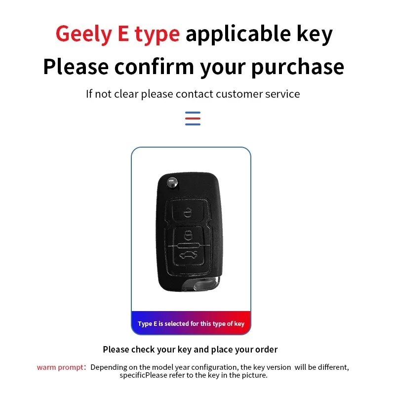 1PCSCar Flip Remote Key Shell Case Fob for Geely Emgrand EC7 EC715 EC718 7-RV EC715-RV EC718-RV Replacement Remote Car Key Shell