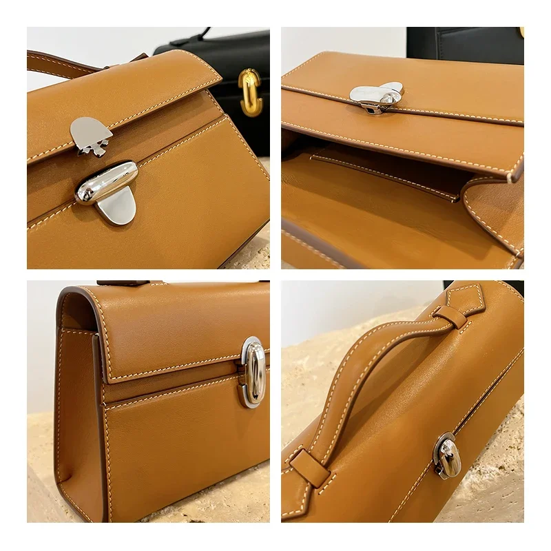 Borsa a tracolla con manico superiore in vera pelle MABULA per donna 2023 borse con pochette di lusso firmate di marca di alta qualità la borsa Tote