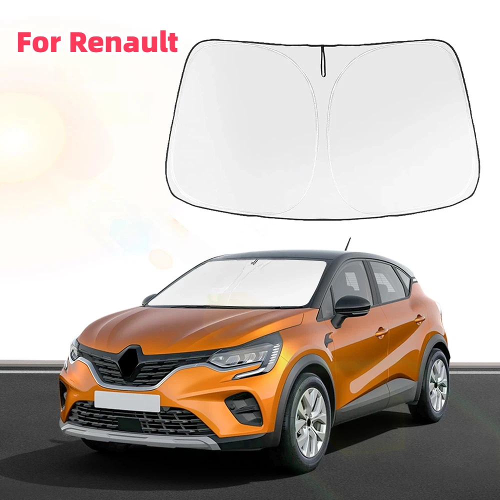 

Car Windshield Sun Shade Covers Visors Auto Front Window Sunscreen For Renault Espace Arkana Captur Sunshade