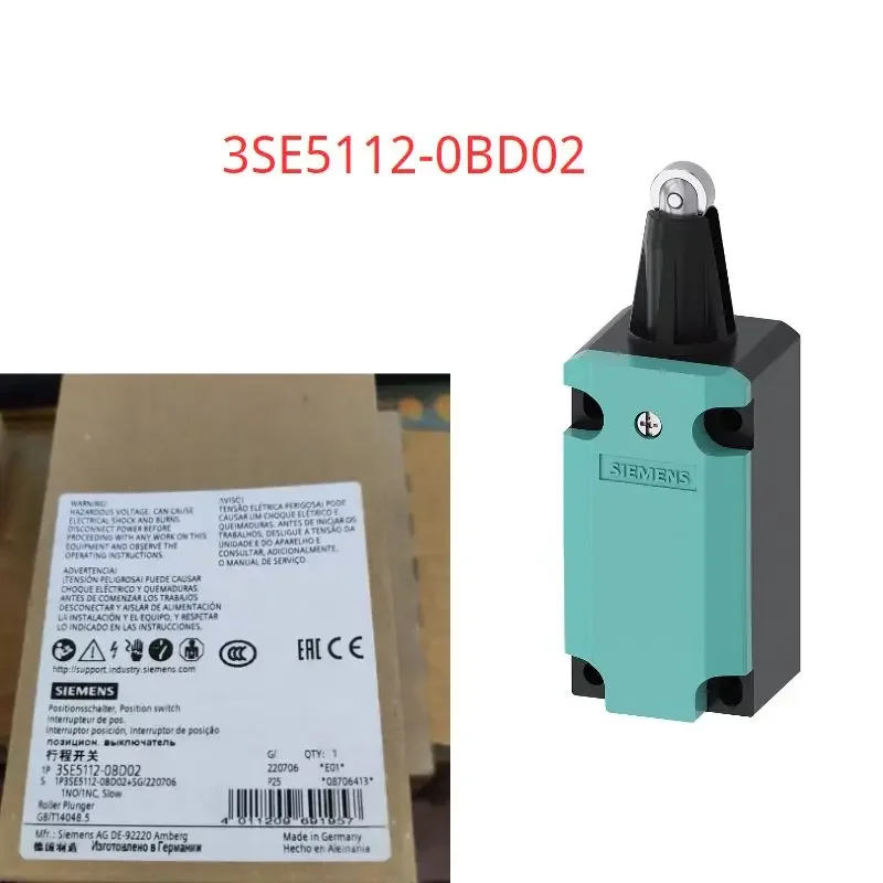 3SE5112-0BD02 Brand new position switch, metal, roller plunger high-grade steel roller  3SE5112 0BD02