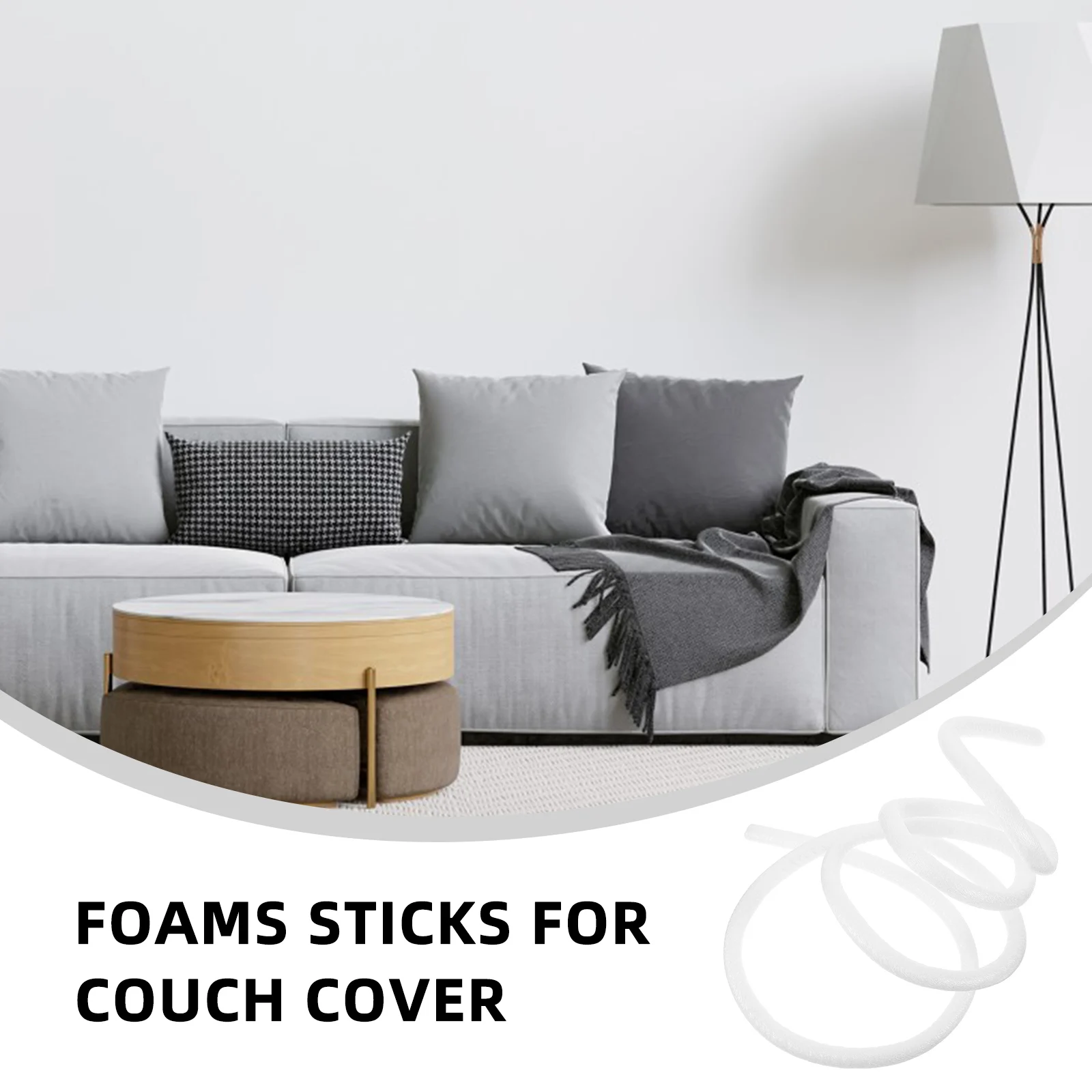 

2M Anti Slip Foam Sticks 15mm Diameter Sofa Cover Grips Couch Protector Furniture Legs Non Skid Accessories