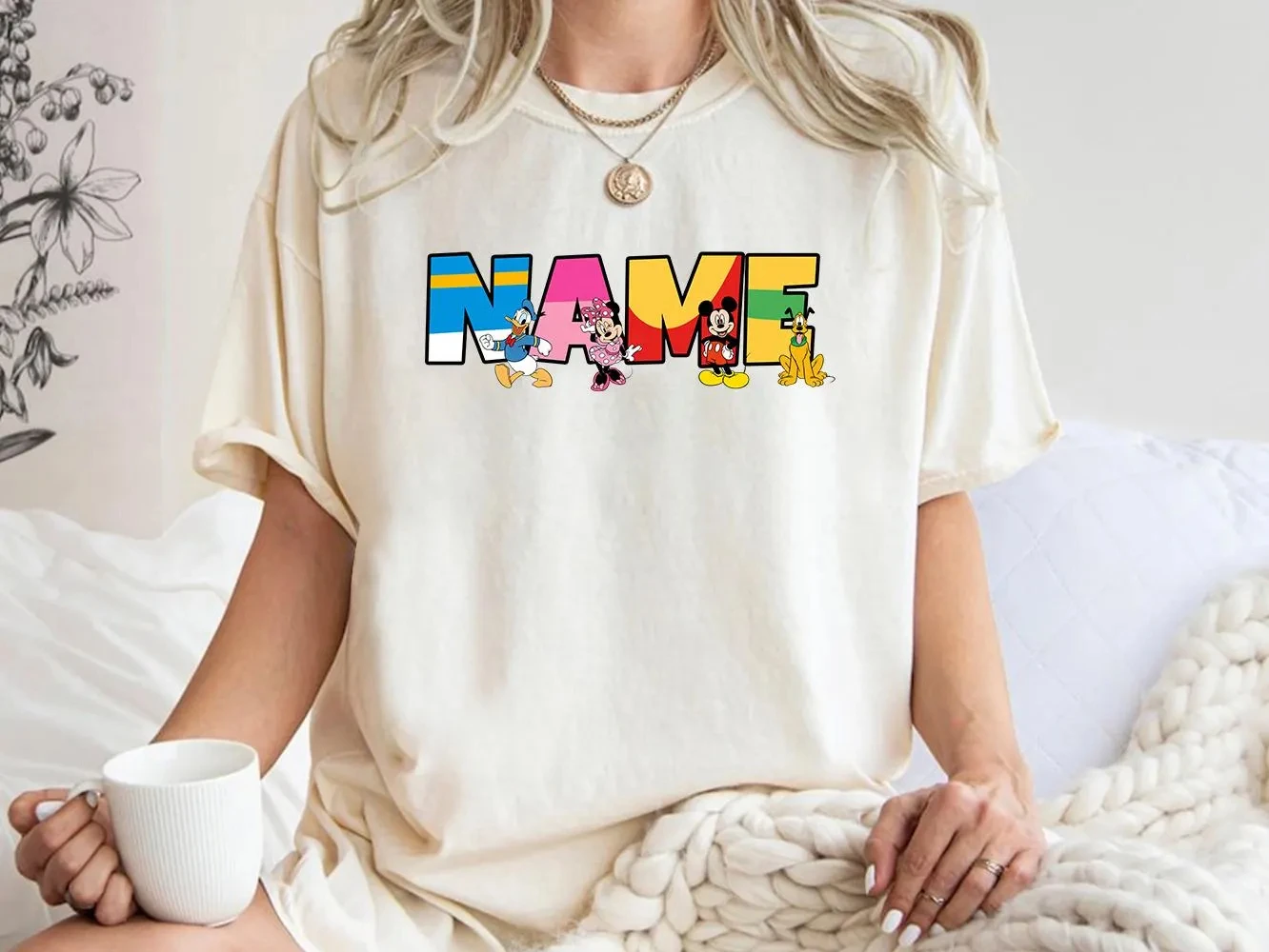 

Рубашка с Микки и друзьями на заказ, толстовка с Микки и Минни на день рождения, футболка для мальчиков и девочек, рубашка Диснейленд