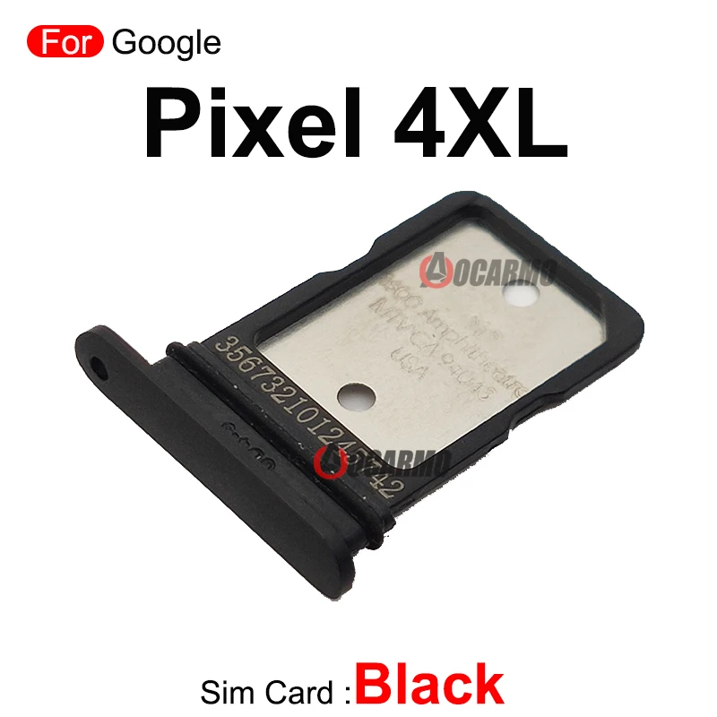 Für Google Pixel 4A 4G 4 XL 4xl 5 SIM Karten-behälter Slot Ersatz Teile Schwarz Grün Blau